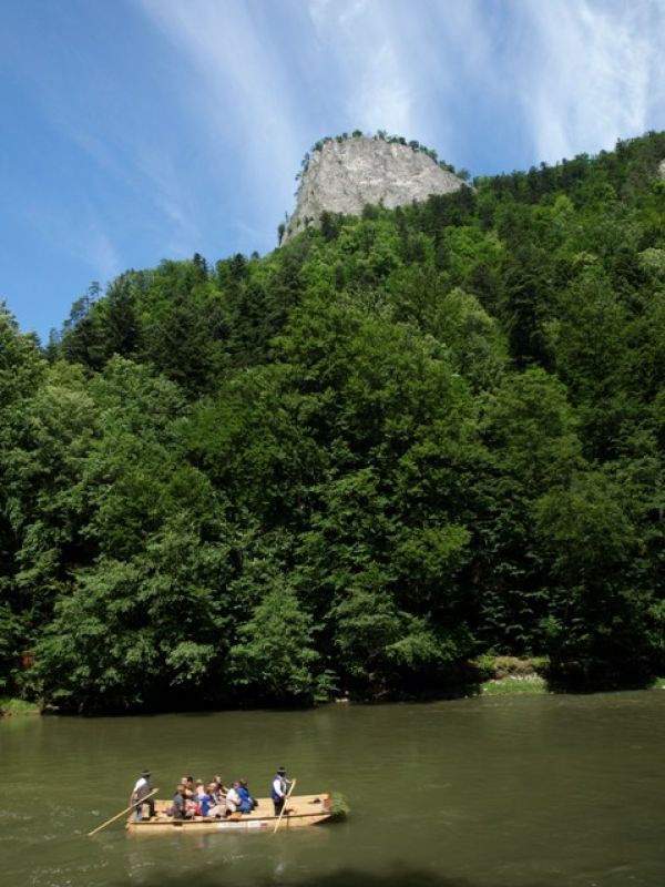 spływ Dunajcem - pod Sokolicą